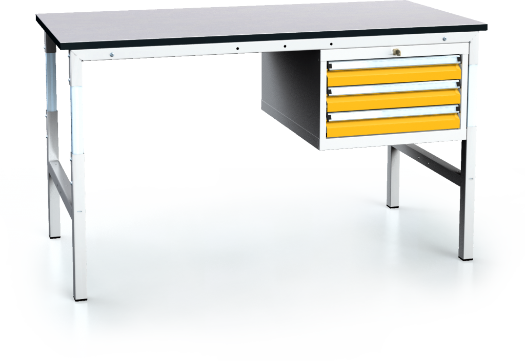 Workbenches alsor PROFI - board - hanging cabinet 681 - 1037 x 1500 x 700